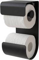 Toiletrolhouder dubbel Sealskin Brix Zwart - thumbnail