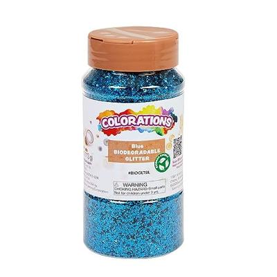 Colorations - biologische afbreekbare glitter - blauw, 113 gram