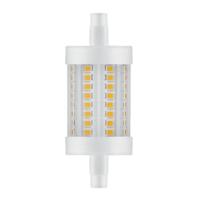 LED R7S Staaflamp 78 mm - 8W vervangt 75W - Warm wit licht - thumbnail