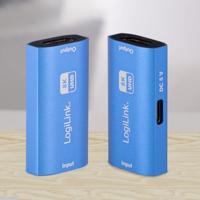 LogiLink HD0064 HDMI-repeater Blauw - thumbnail