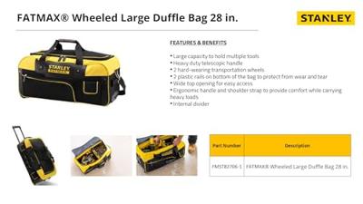 Stanley FMST82706-1 FatMax Opbergtas met wielen
