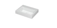 INK Wastafel Momento Polystone zonder kraangat 60 cm x 45 cm x 9 cm Glans wit 3421000 - thumbnail