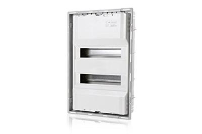 F-Tronic 7210029 UPV24+4ST Distributiekast Inbouw (in muur) Aantal groepen: 28 Aantal rijen: 2 Inhoud: 1 stuk(s)