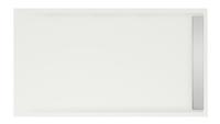 MegaBath Douchebak Easy Tray 160X90X5 cm Wit Mat Of Glans - Douchebak Mat Wit - thumbnail