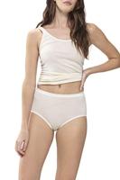 Dames wol-zijde hemd - Exquisite - Warm wollen onderhemd vrouwen - Brede bandjes - thumbnail