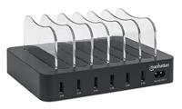 Manhattan 102254 USB-laadstation Binnen Uitgangsstroom (max.) 2.4 A 6 x 6x USB-A - thumbnail