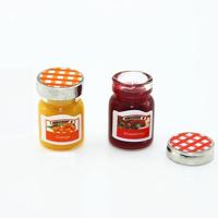 Doll House mini accessoires mini jam jar simulatie keuken specerijen - thumbnail