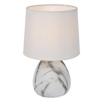 Lucide MARMO - Tafellamp - Ø 16 cm - 1xE14 - Wit - thumbnail