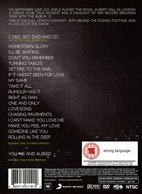 Live At The Royal Albert Hall - DVD (0886919011999) Live At The Royal Albert Hall - DVD (0886919011999)