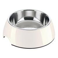 Voerbak voor honden Hunter Melamine Roestvrij staal Wit 160 ml (14,5 x 14,5 x 7 cm) - thumbnail
