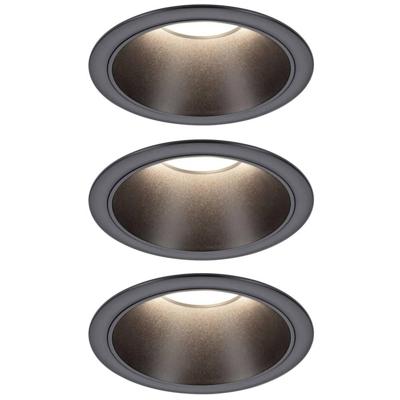 Paulmann 93401 Cole Coin Inbouwlamp LED 6 W Wit, Zwart Paulmann 93401 Cole Coin Inbouwlamp LED 6 W Wit, Zwart