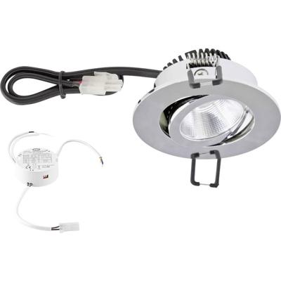 EVN PC20D91102 EVN Lichttechnik LED-inbouwlamp LED LED vast ingebouwd 8.4 W Chroom