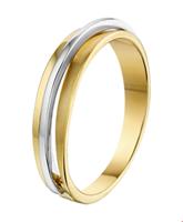 TFT Ring Poli/mat Bicolor Goud - thumbnail