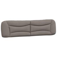 Bed met matras stof taupe 200x200 cm - thumbnail
