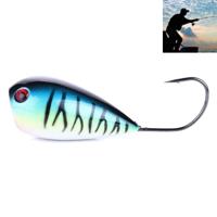 HENGJIA PO036 8cm / 13g grote mond Single Hook raken Water Wave Hard aas lokken buiten vissen Gear lokken Hengelsport aas Fishing Tackle (PO036-1) - thumbnail
