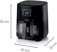 Airfryer Ariete 4626 Zwart 1300 W 6 L - thumbnail