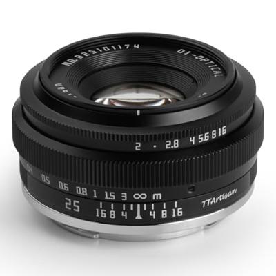 TTArtisan APS-C 25mm F/2 MFT-mount Black TTArtisan APS-C 25mm F/2 MFT-mount Black