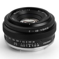 TTArtisan APS-C 25mm F/2 MFT-mount Black - thumbnail