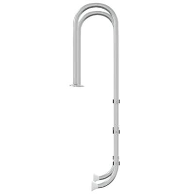 VidaXL Zwembadladder 54x38x158 cm 304 roestvrijstaal