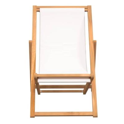 Ligstoel 56x105x96 cm teakhout crme Ligstoel 56x105x96 cm teakhout crme
