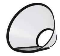 Trixie beschermkraag met klittenband kunststof transparant - thumbnail