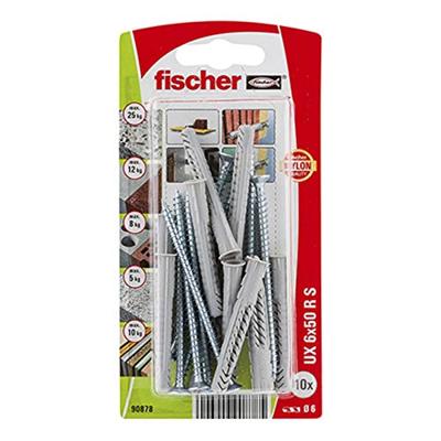 Fischer 090878 UX 6 x 50 R S K NV Universele pluggen 50 mm 1 set(s)