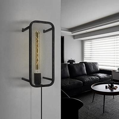Home sweet home wandlamp Weave 38 - zwart
