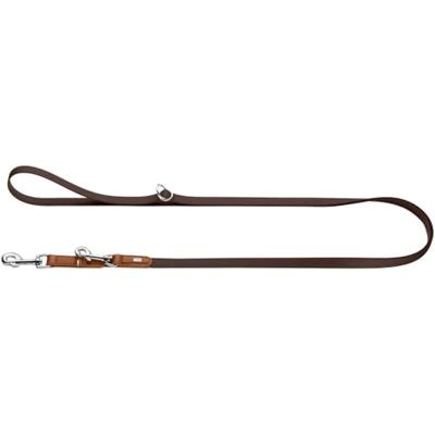 HUNTER Traploos verstelbare hondenlijn Wolmar, rookblauw/zwart HUNTER Traploos verstelbare hondenlijn Wolmar, rookblauw/zwart