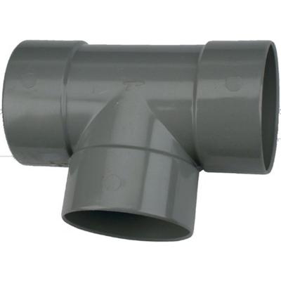 Wavin PVC T-Stuk 88° 110mm - Duurzame Waterafvoer met 3x Mofverbinding - Efficiënte Installatie