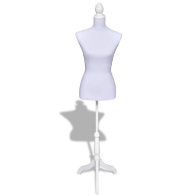 VidaXL Etalagepop torso vrouw wit