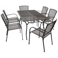 Aluminium Tuinset Amsterdam 7-delig - thumbnail