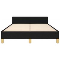Bedframe zonder matras 120x190 cm stof zwart - thumbnail