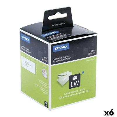 Printerlabels Dymo 99012 LabelWriter™ 36 x 89 mm Wit Zwart