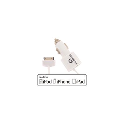 Enzo Mobilize USB autolader 4200mA wit +30-pin kabel 9540110