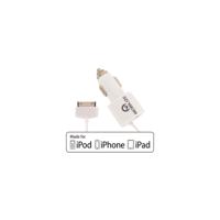 Enzo Mobilize USB autolader 4200mA wit +30-pin kabel 9540110 - thumbnail