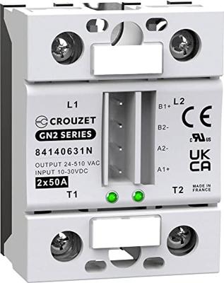 Crouzet Halfgeleiderrelais 84140631N 50 A Schakelspanning (max.): 510 V/AC Willekeurig schakelend 1 stuk(s)