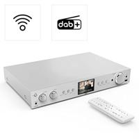Hama Hifi-tuner DIT2105SBTX DAB+/internetradio/Bluetooth® RX & TX/app Zilver - thumbnail