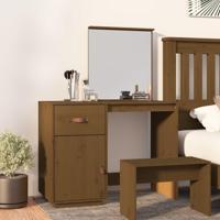 Kaptafel 95x50x134 cm massief grenenhout honingbruin - thumbnail