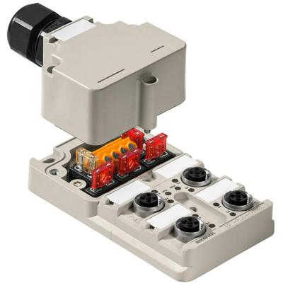 Weidmüller SAI-4-M-SVV-M12 1431490000 Actieve sensor/actorbox M12-verdeler met metalen schroefdraad 1 stuk(s) Piece