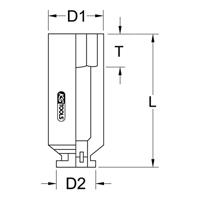 KS Tools 5151875 515.1875 Kracht-dopsleutelinzet 75 mm - thumbnail