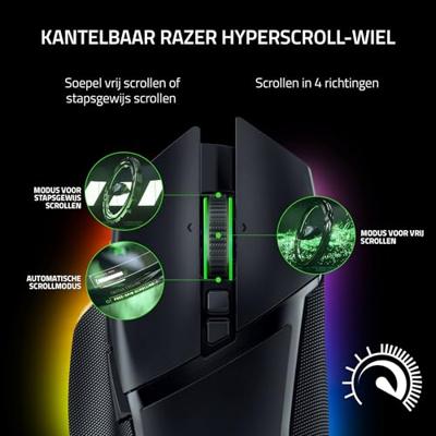 Gaming muis Razer Basilisk V3 Pro Zwart 30000 dpi - thumbnail