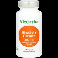 VitOrtho Rhodiola extract 500mg 60 Vegetarische capsules - thumbnail