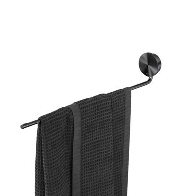 Handdoekrek 1 arm Geesa Opal Zwart Metaal Geborsteld Geesa Handdoekrek 1 arm Geesa Opal Zwart Metaal Geborsteld Geesa