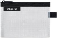 Reisetui Leitz WOW 105x6x140mm waterafstotend rits zwart transparant - thumbnail