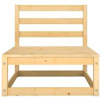 2-delige Loungeset met kussens massief grenenhout - thumbnail