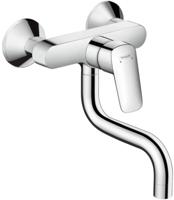 Hansgrohe Logis wand keukenkraan chroom 71836000 - thumbnail