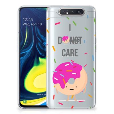 Samsung Galaxy A80 | Siliconen Case | Donut Roze Samsung Galaxy A80 | Siliconen Case | Donut Roze