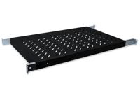 Digitus DN-97649 19 inch Apparaatbodem voor patchkast 1 HE Variabele bevestigingsrails Geschikt voor kastdiepte: 1000 mm Zwart (RAL 9005) - thumbnail