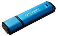 Kingston IronKey Vault Privacy 50 Series USB-stick 256 GB Blauw IKVP50C/256GB USB-C - thumbnail