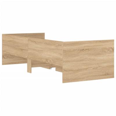 Bedframe met lades sonoma eikenkleurig 100x200 cm